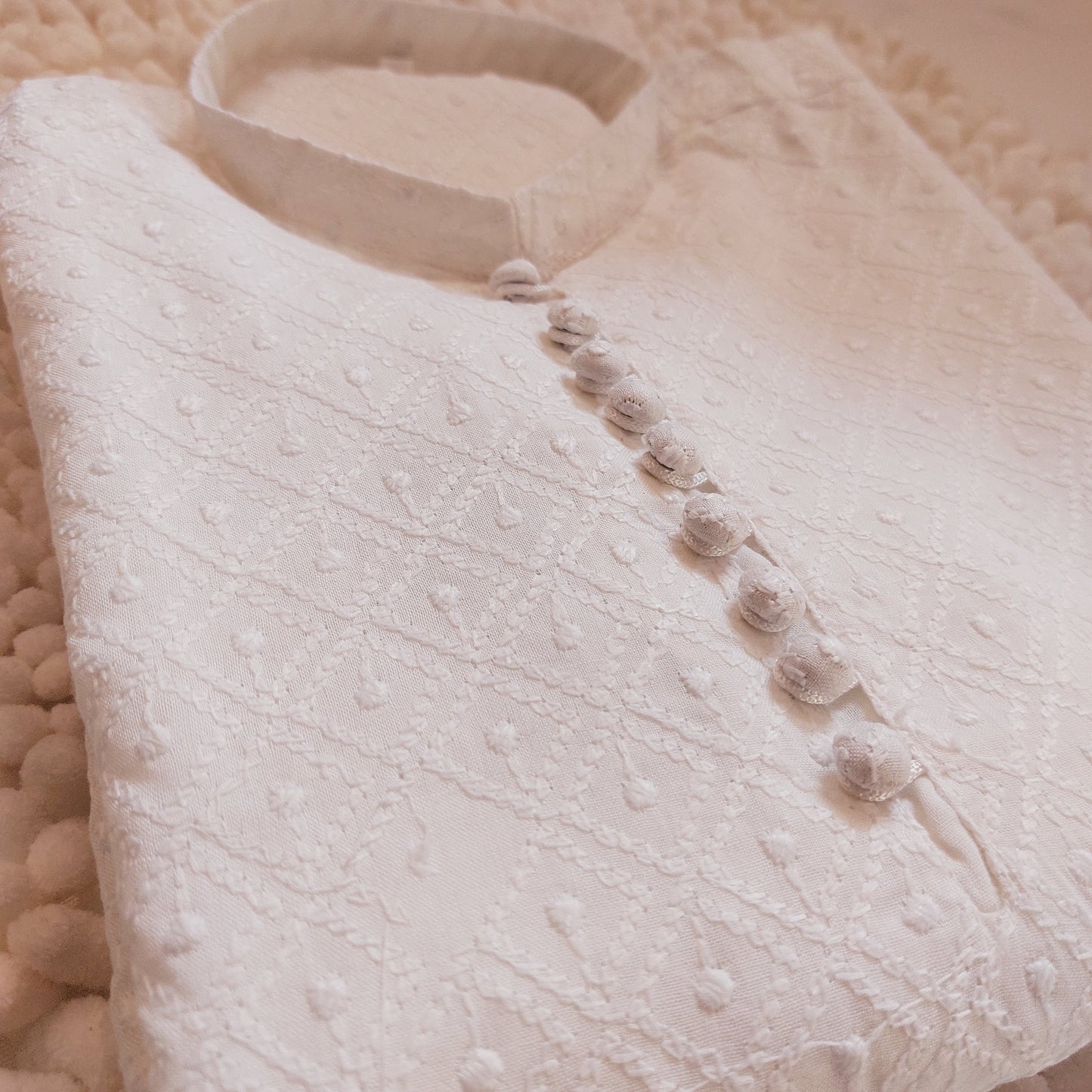 White Chicken Kari Kurta