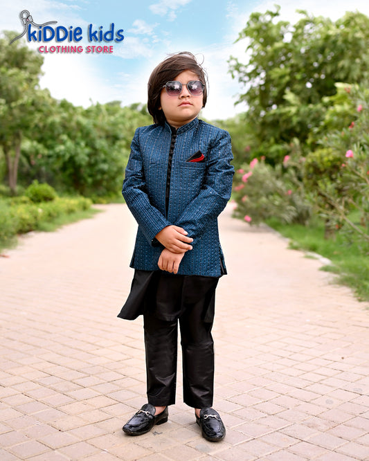 Zinc Open Prince Coat With Kurta Trouser 2001