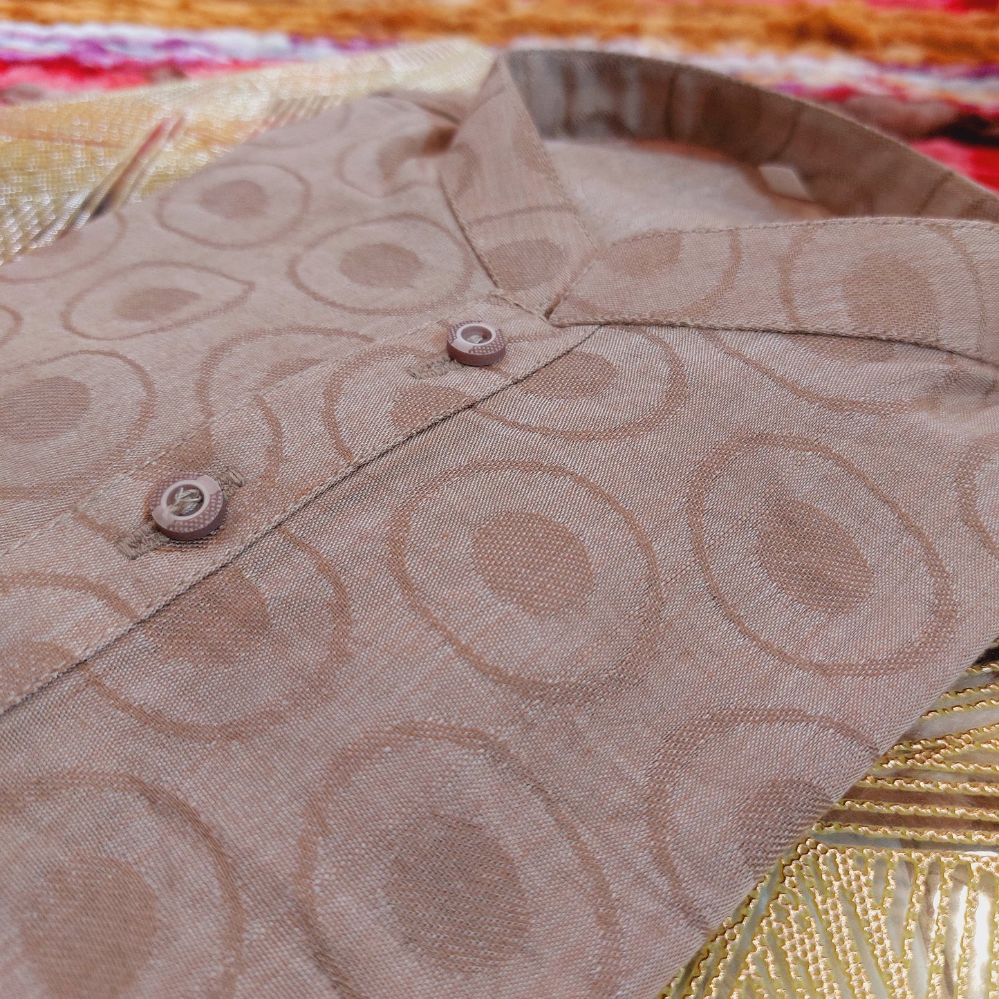 Tan Brown Kurta Wear