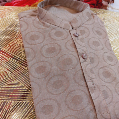 Tan Brown Kurta Wear