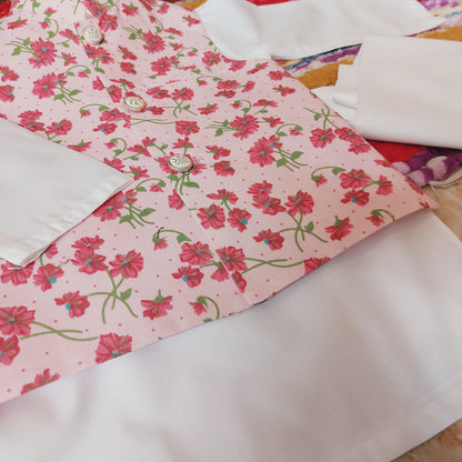 Pinky Blossom Waistcoat