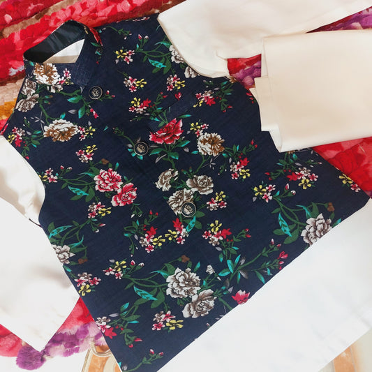 Blue Blossom Waistcoat