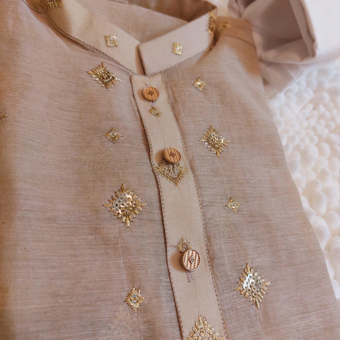 Honey Cotton Banarsi Kurta