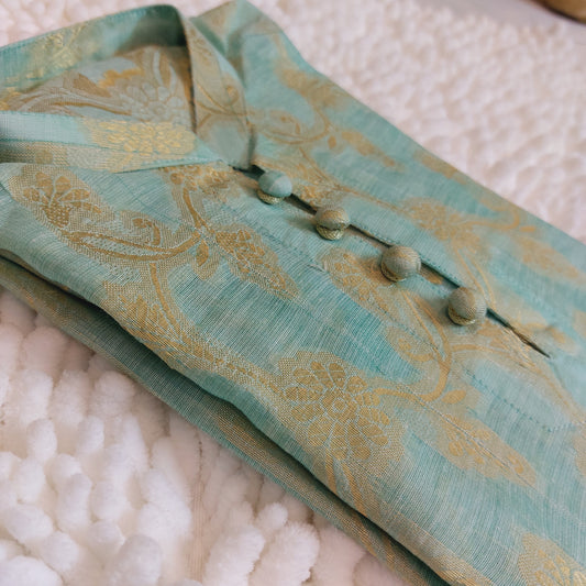 Sky Blue- Kurta with Trouser