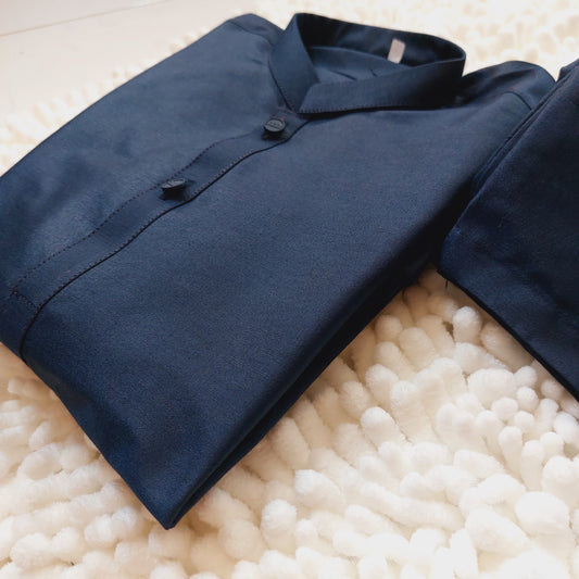 Navy Blue Kurta Trouser