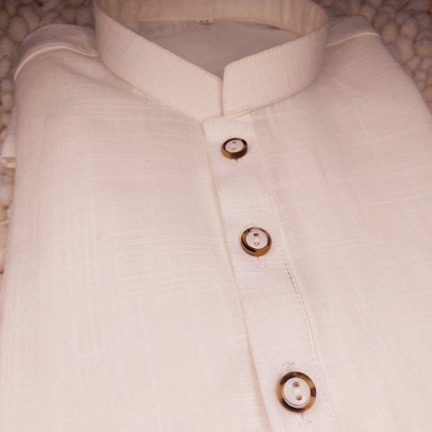 Pearl white Cotton Kurta