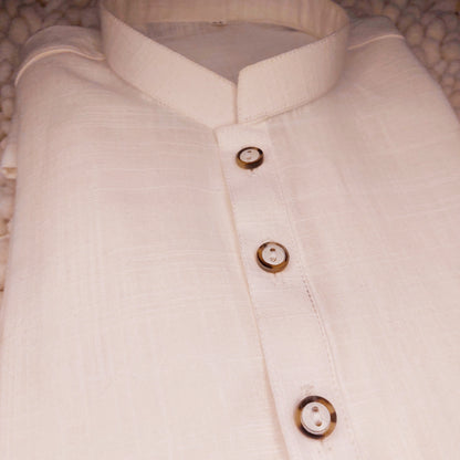 Pearl white Cotton Kurta