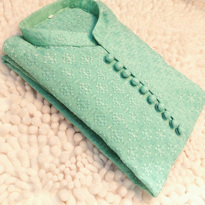 Ice Green Chicken Kurta