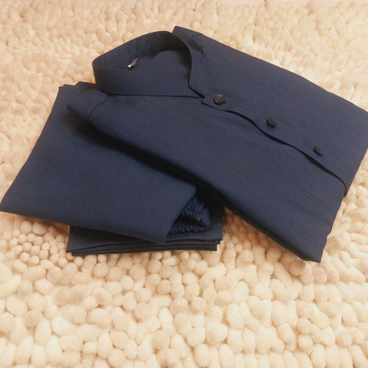 Navy Blue Kurta and Trouser