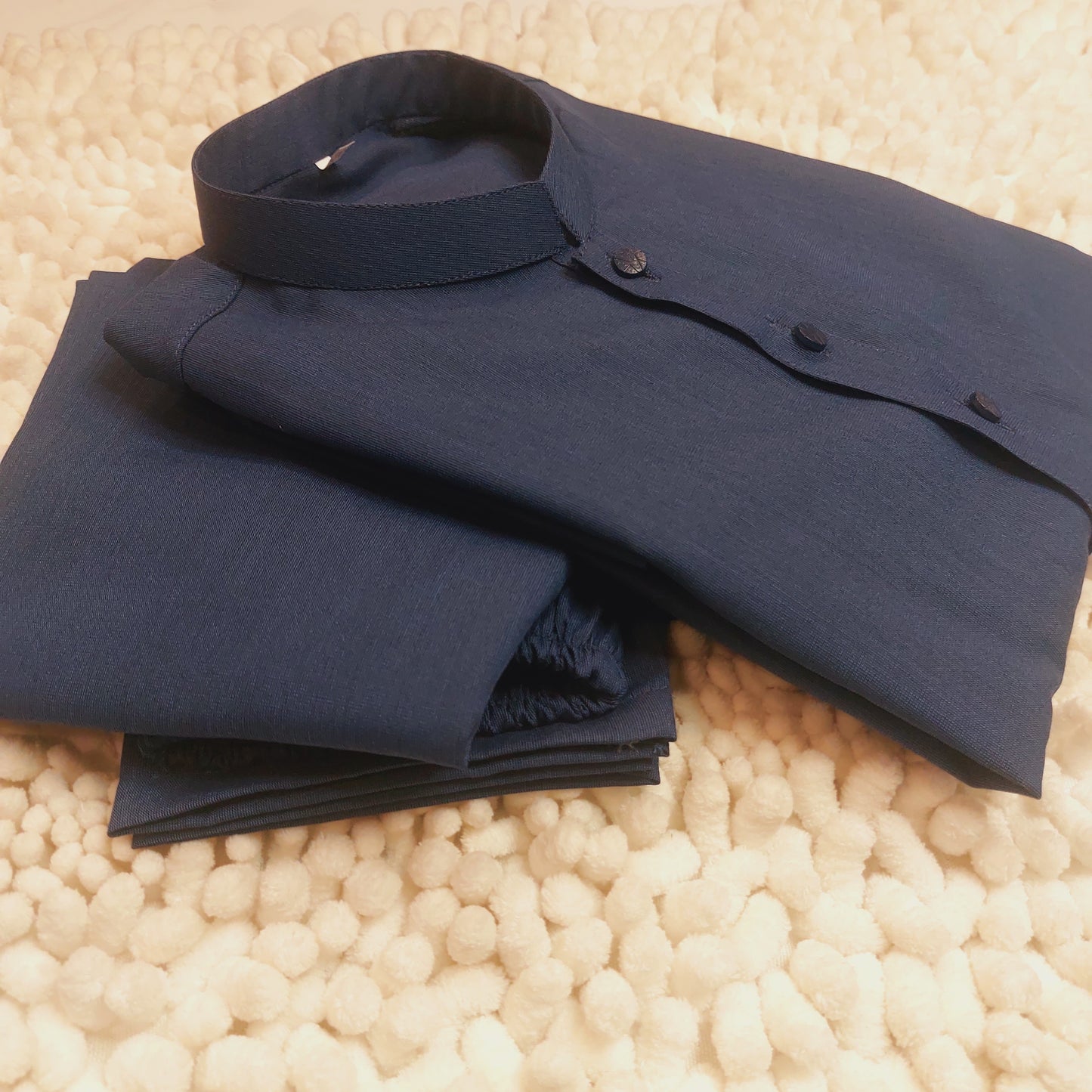 Navy Blue Kurta and Trouser