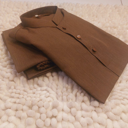 Ash Brown Kurta and Trouser