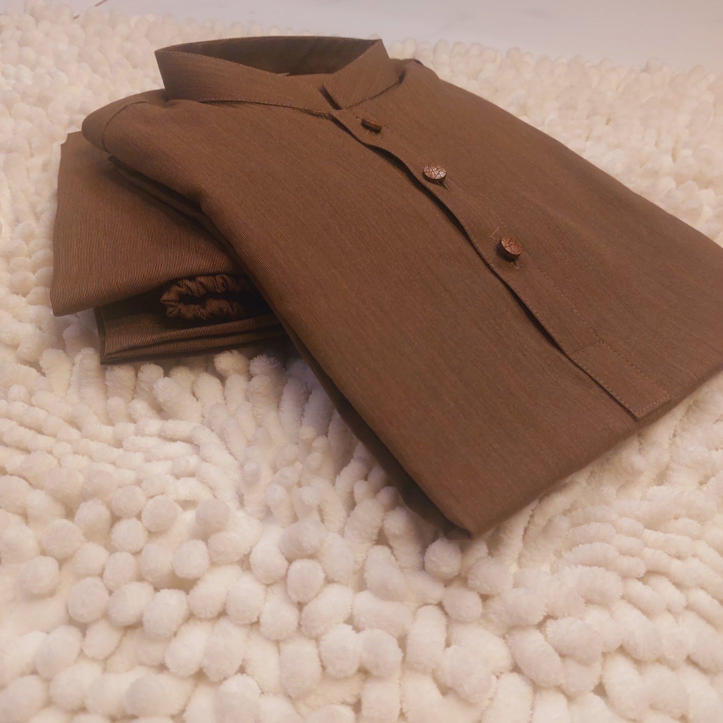 Ash Brown Kurta and Trouser
