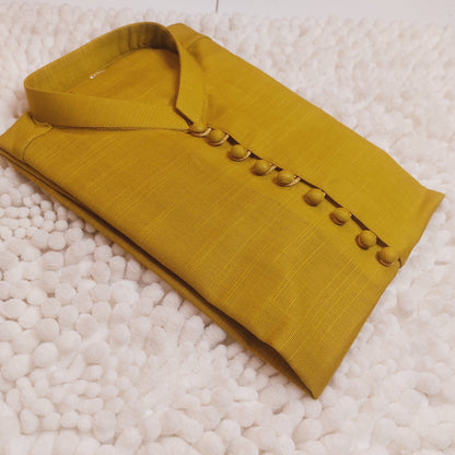 Mustard Loops Kurta Only