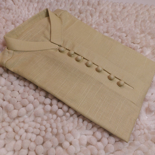 Light Pista Loops Kurta Only