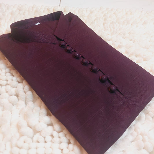 Plum Loops Kurta Only