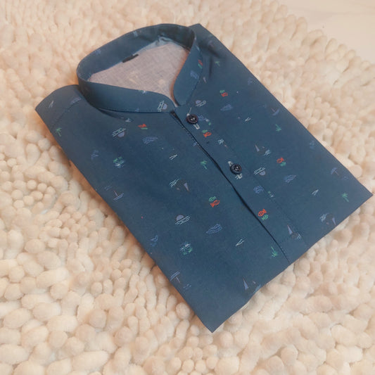 Blue Smiles Kurta Only 💙