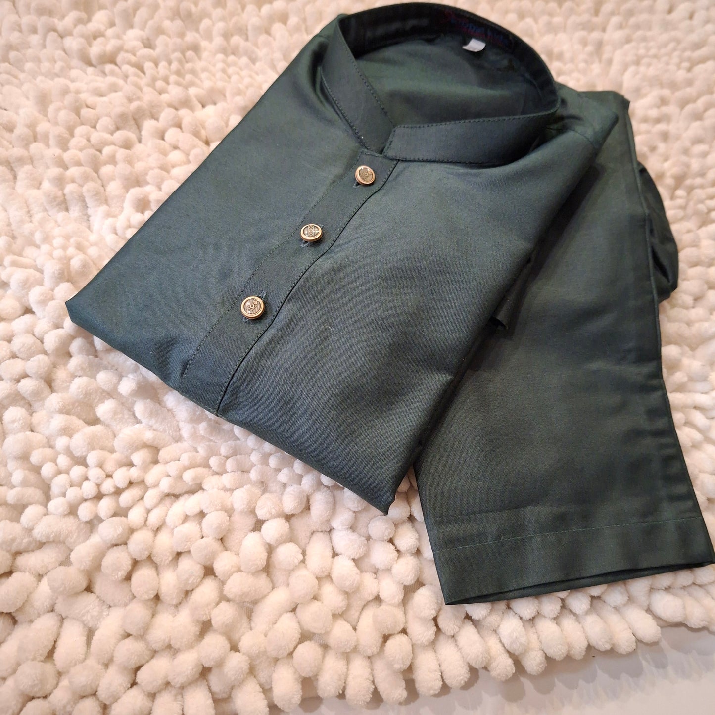 Dark Green Kurta Trouser