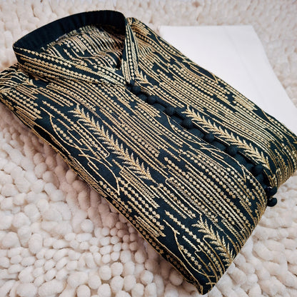 Zinc Embroidered Kurta with Trouser