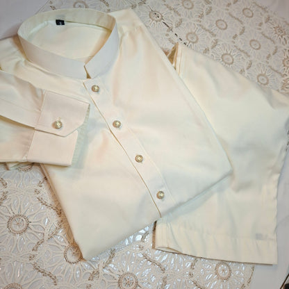 OFFWHITE MEN KURTA TROUSER