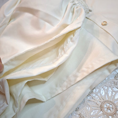 FATHER SON OFFWHITE KURTA TROUSER SET WITH WAISTCOAT