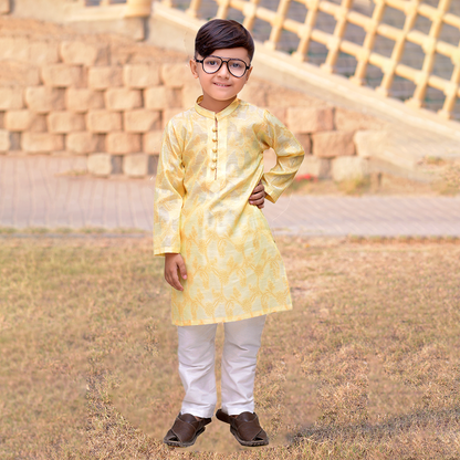 Lemon- Kurta with Trouser