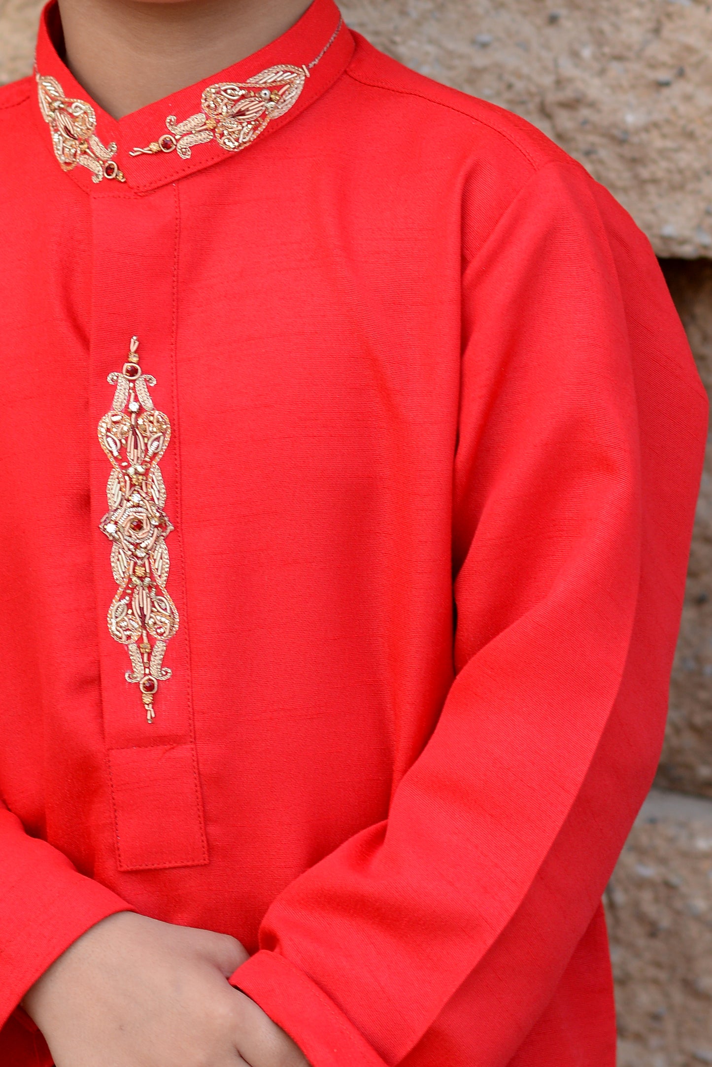 Scarlet- Handwork Kurta Only