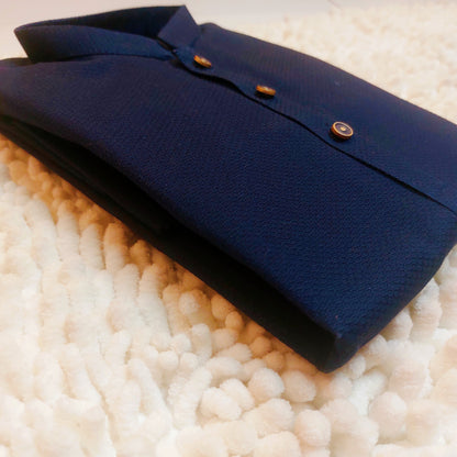 Royal Blue Cotton Kurta