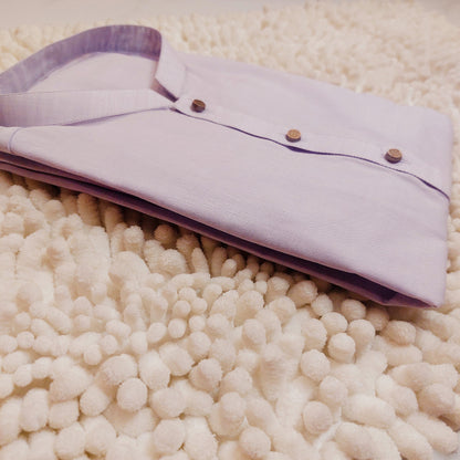 Lilac Cotton Kurta